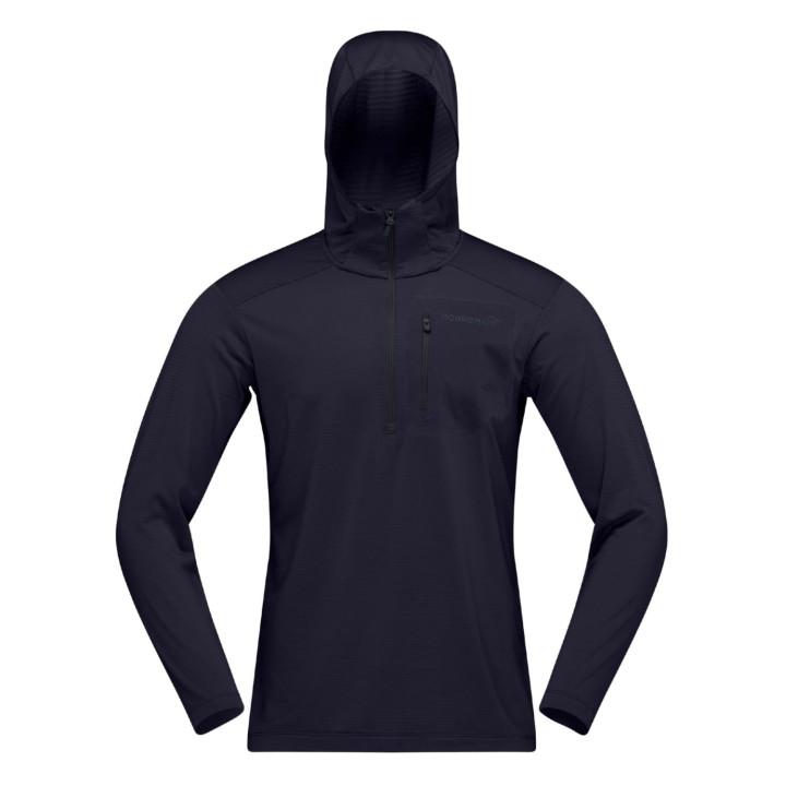 Bluza NORRONA Falketind Warm1 Hood Men caviar black