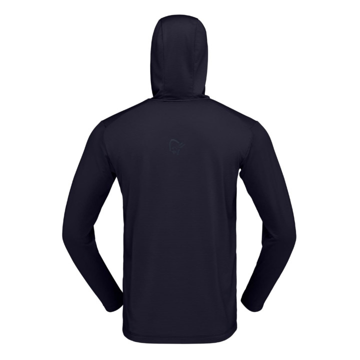 Bluza NORRONA Falketind Warm1 Hood Men caviar black