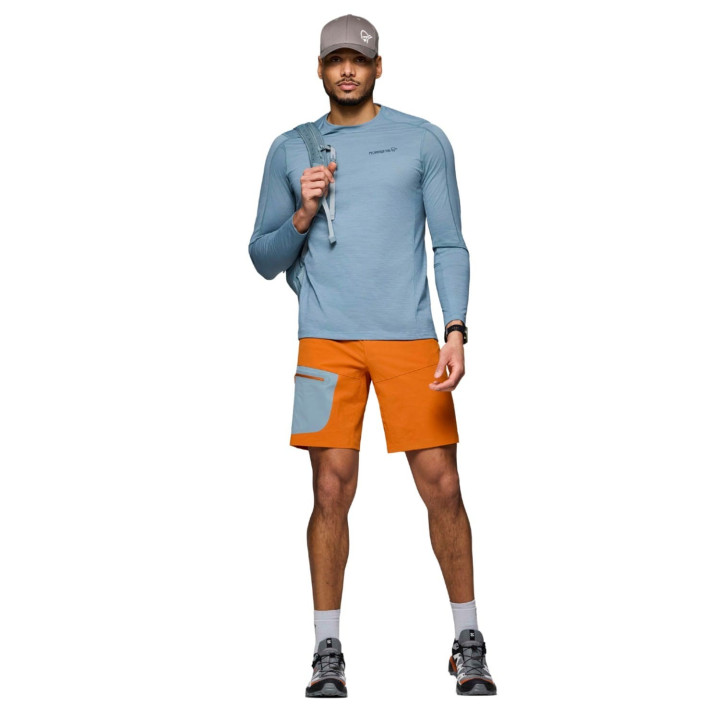 Spodenki NORRONA Falketind Flex1 Light Shorts Men gold flame
