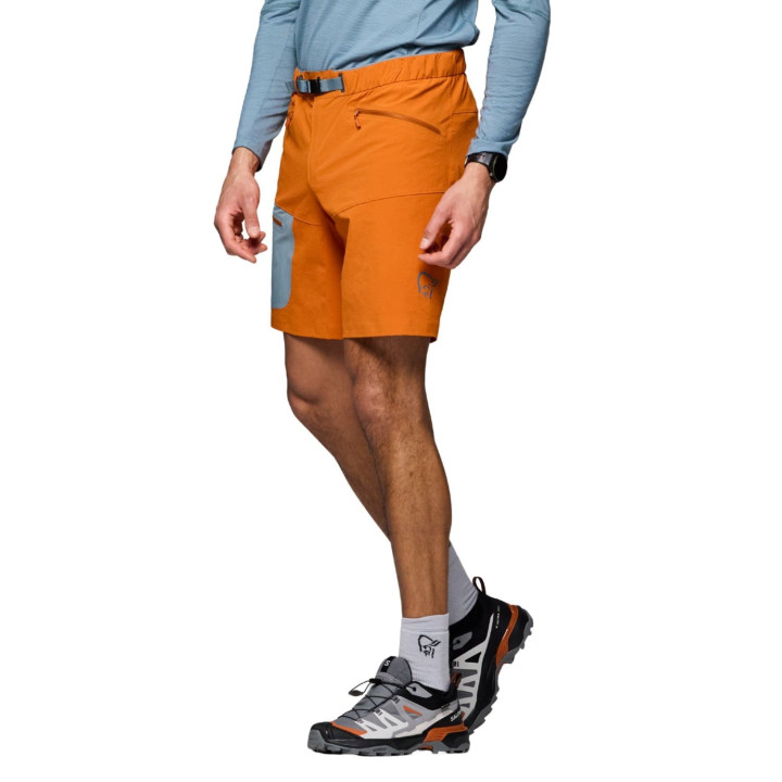 Spodenki NORRONA Falketind Flex1 Light Shorts Men gold flame