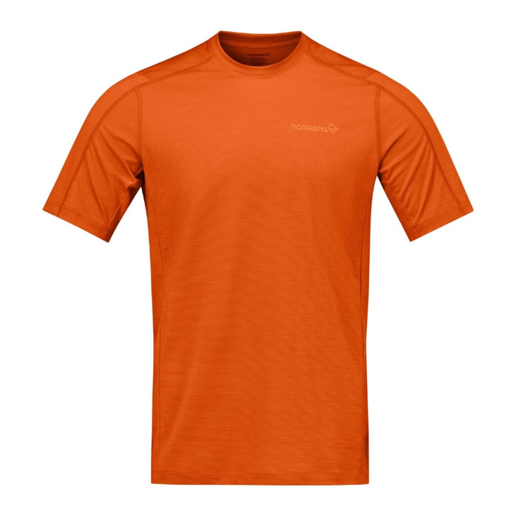 Koszulka NORRONA Falketind EqualiserUll T-shirt Men gold flame