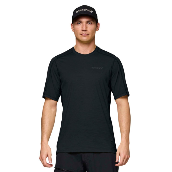 Koszulka NORRONA Falketind EqualiserUll T-shirt Men caviar black