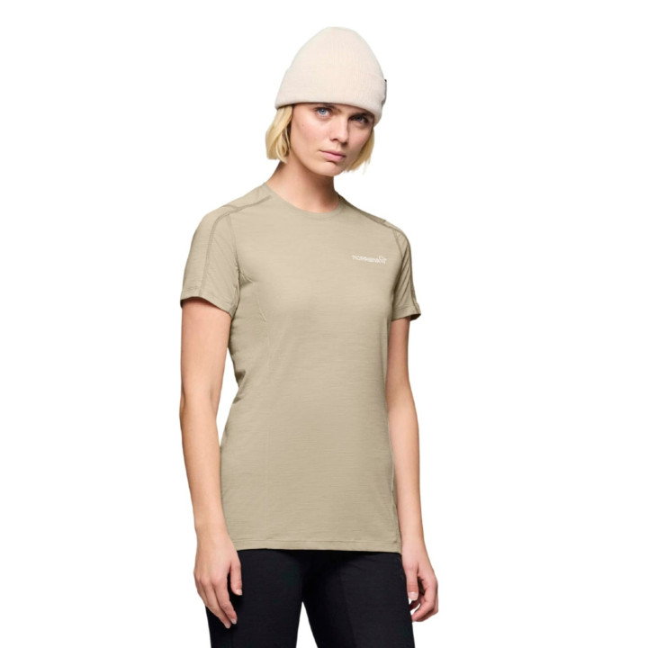 Koszulka NORRONA Falketind EqualiserUll T-shirt Women pure cashmere