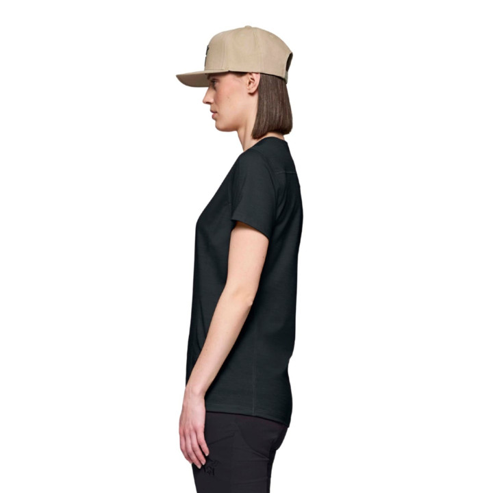 Koszulka NORRONA Falketind EqualiserUll T-shirt Women caviar black
