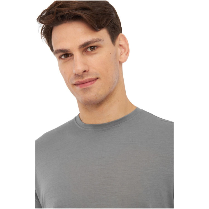 Koszulka VIKING Salen Merino Man T-Shirt light grey