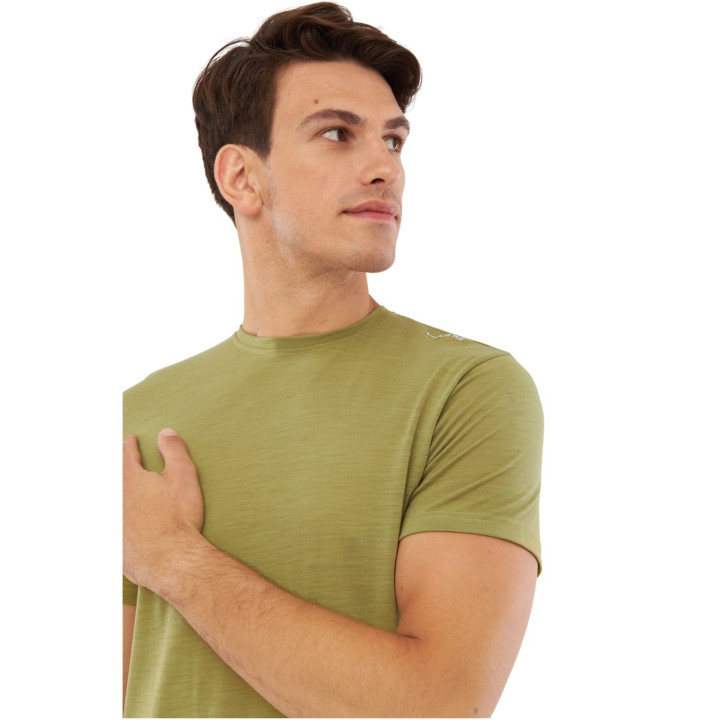 Koszulka VIKING Salen Merino Man T-Shirt olive