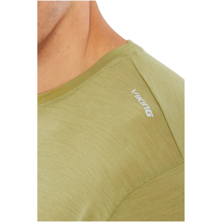 Koszulka VIKING Salen Merino Man T-Shirt olive