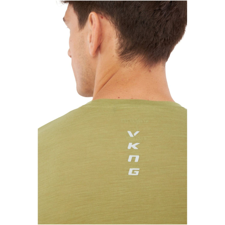 Koszulka VIKING Salen Merino Man T-Shirt olive