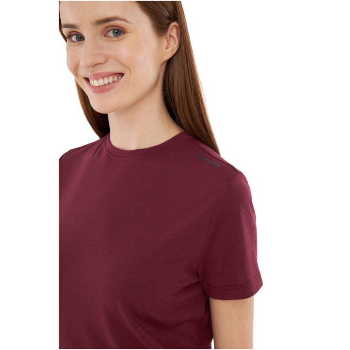 Koszulka VIKING Salen Merino Lady T-Shirt claret