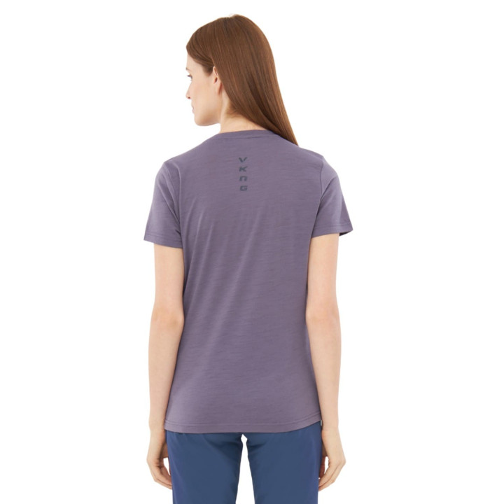 Koszulka VIKING Salen Merino Lady T-Shirt violet