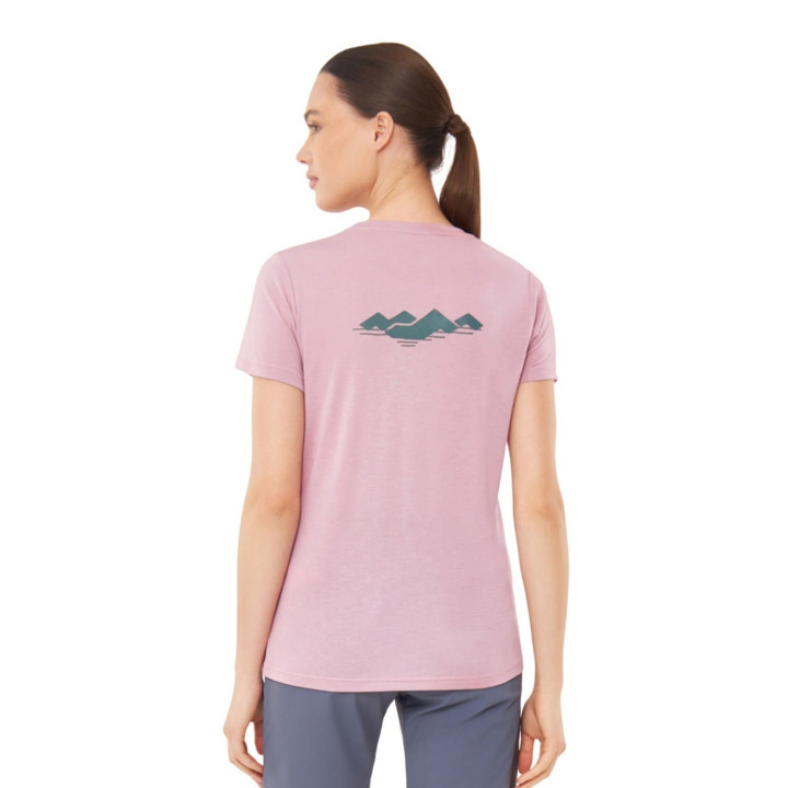 Koszulka VIKING Morain Bamboo Lady T-Shirt pink