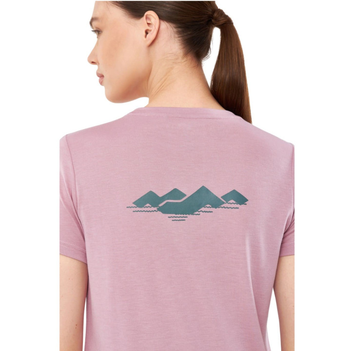 Koszulka VIKING Morain Bamboo Lady T-Shirt pink