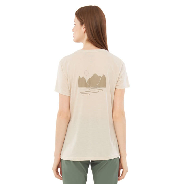 Koszulka VIKING Morain Bamboo Lady T-Shirt beige