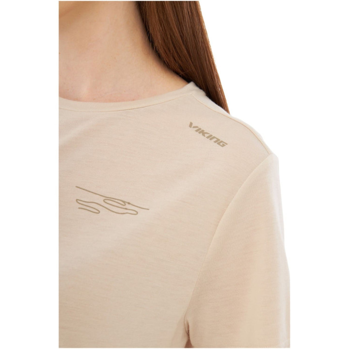 Koszulka VIKING Morain Bamboo Lady T-Shirt beige