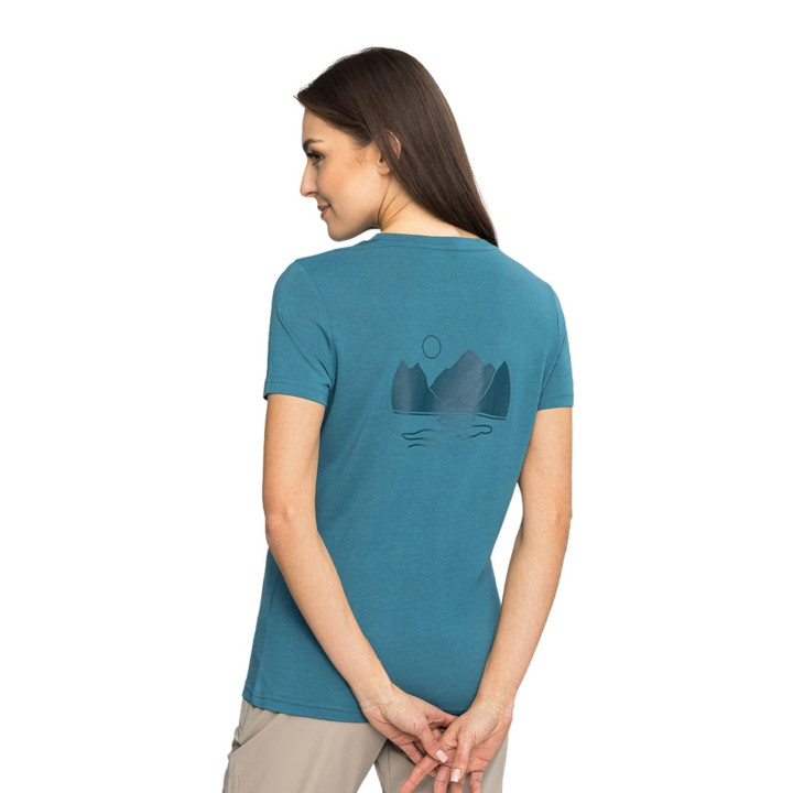 Koszulka VIKING Morain Bamboo Lady T-Shirt blue