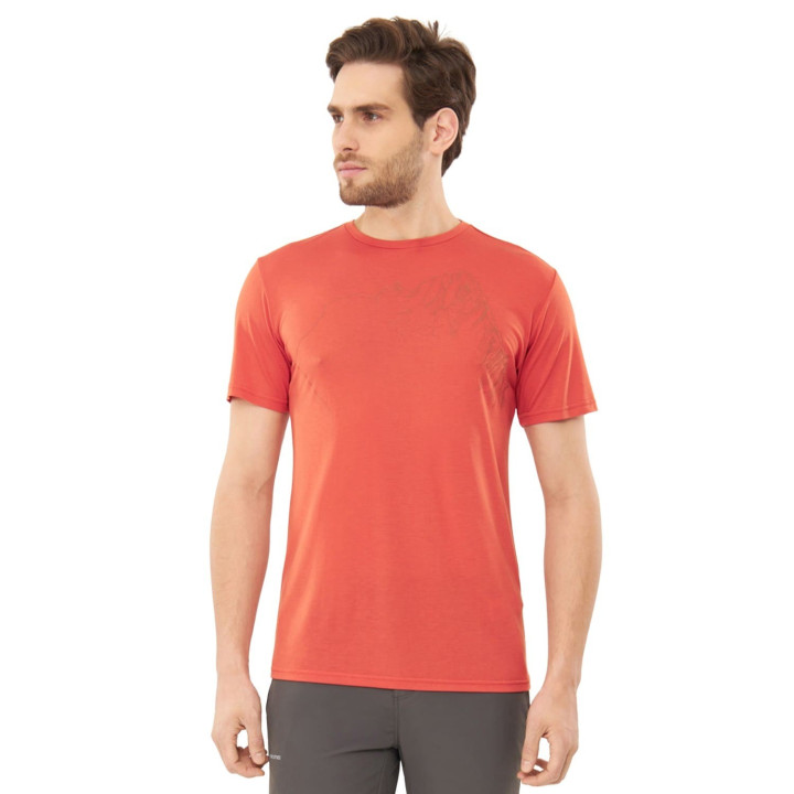 Koszulka VIKING Morain Bamboo Man T-Shirt orange