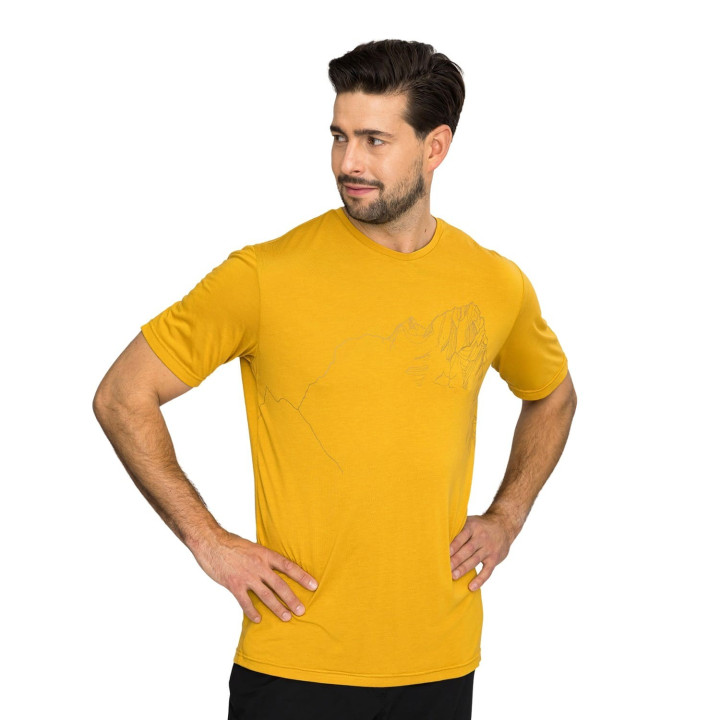 Koszulka VIKING Morain Bamboo Man T-Shirt yellow