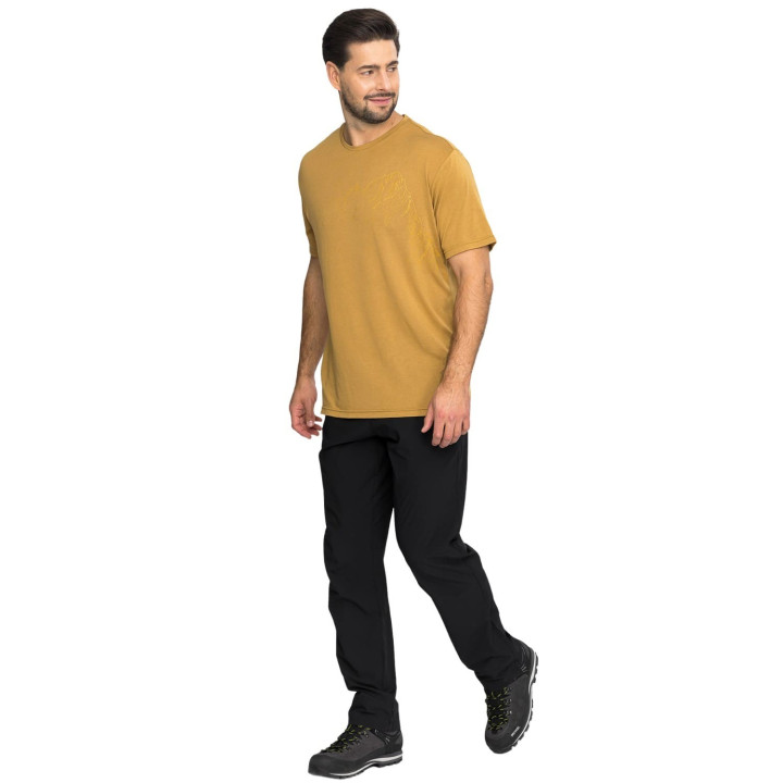 Koszulka VIKING Morain Bamboo Man T-Shirt light brown