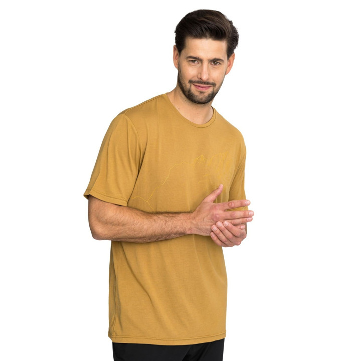 Koszulka VIKING Morain Bamboo Man T-Shirt light brown