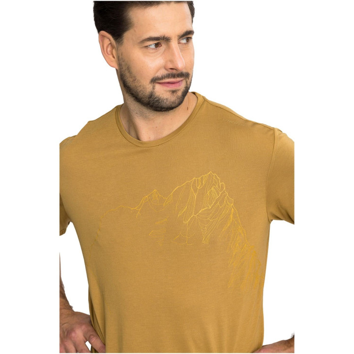 Koszulka VIKING Morain Bamboo Man T-Shirt light brown