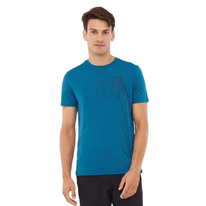 Koszulka VIKING Morain Bamboo Man T-Shirt blue