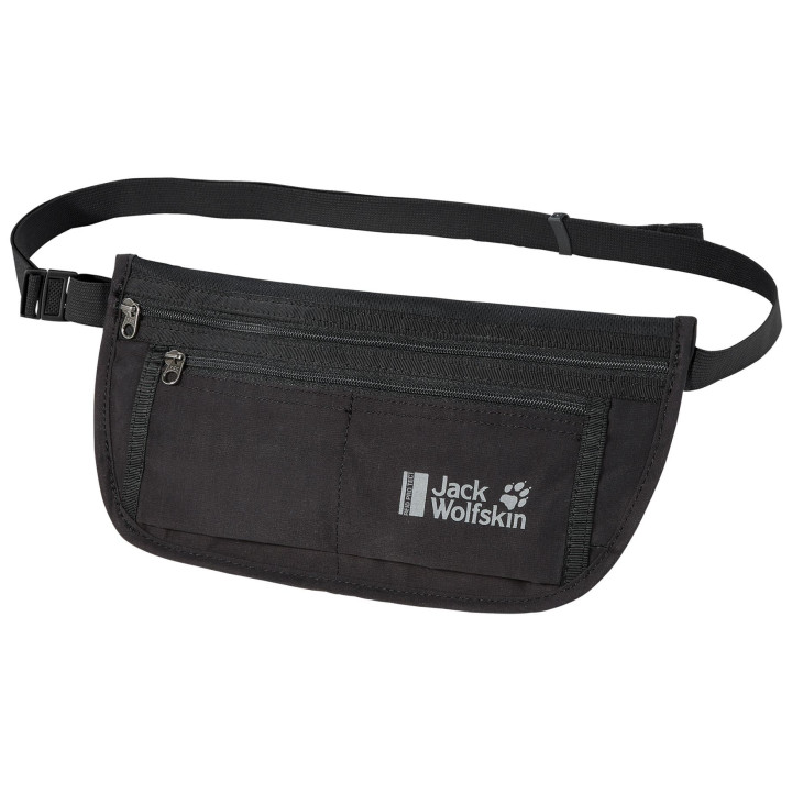 Saszetka JACK WOLFSKIN DOCUMENT BELT DE LUXE black