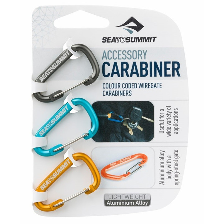 Zestaw mini-karabinków SEA TO SUMMIT Accessory Carabiner Set 3pcs