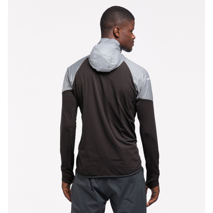 Bluza HAGLOFS L.I.M HYBRID HOOD MEN slate/stone grey