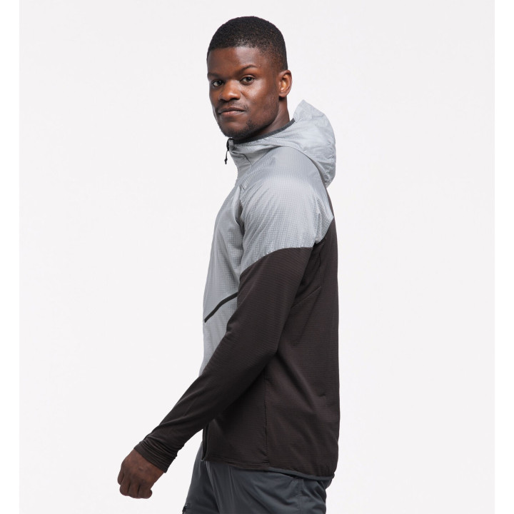 Bluza HAGLOFS L.I.M HYBRID HOOD MEN slate/stone grey