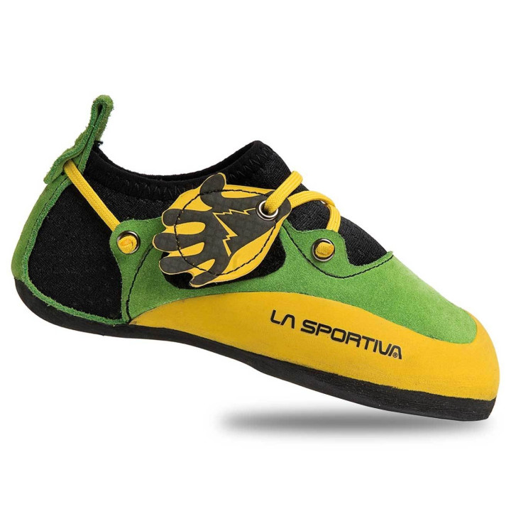 Buty wspinaczkowe LA SPORTIVA Stickit lime/yellow dziecięce