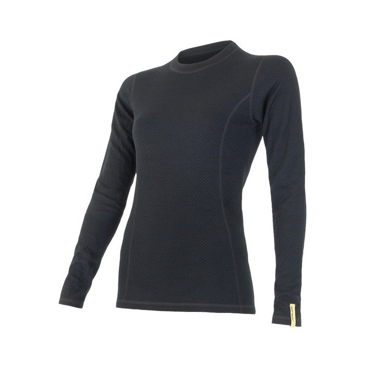 Koszulka SENSOR MERINO DF TEE LS Women black