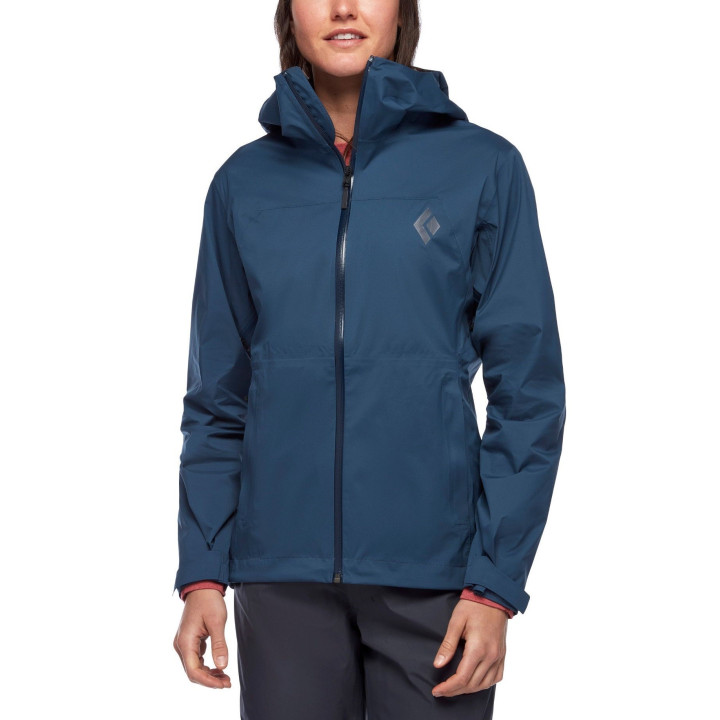 Kurtka BLACK DIAMOND Women Stormline Stretch Rain Shell ink blue