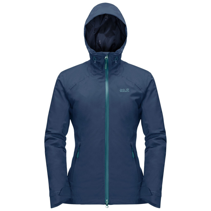 Kurtka JACK WOLFSKIN AURORA SKY 3IN1 WOMEN celestial blue