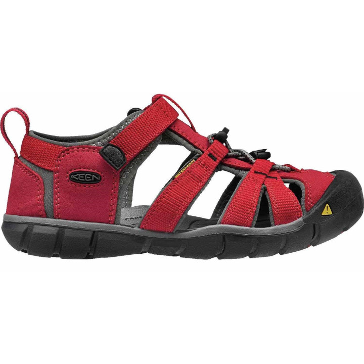 KEEN SEACAMP II CNX KIDS racing red /gargoyle