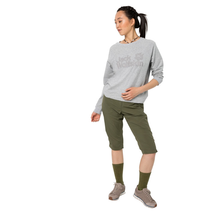 Spodnie JACK WOLFSKIN KALAHARI 3/4 PANTS WOMEN delta green