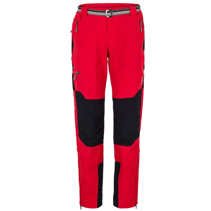 Spodnie MILO Brenta  tomato red/black